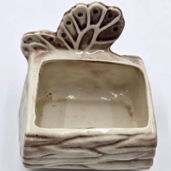 Vintage Shawnee USA #524 Cream and Brown Butterfly Vase Accent Decor - Picture 5 of 9